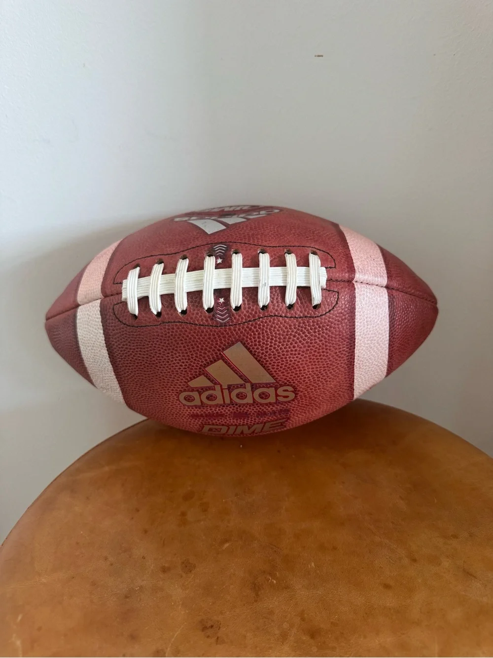 Official NCAA Adidas Dime Football with NC State Wolfpack Logo - Picture 2 of 3